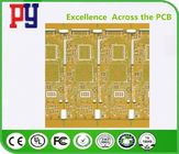 China Yellow Solder Mask Color Multilayer PCB Circuit Board 6 Layer Fr4 1.6 1OZ High TG company