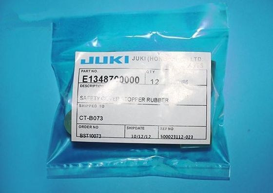 China JUKI COVER STOPPER RUBBER E1348700000 , Original New SMT Pick And Place Parts manufacturer