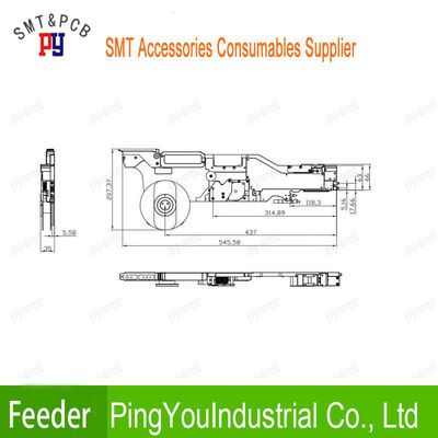 China Small Size Smt Label Feeder Non Standard Label Type For JUKI ZEVATECH Feeder Accessories manufacturer