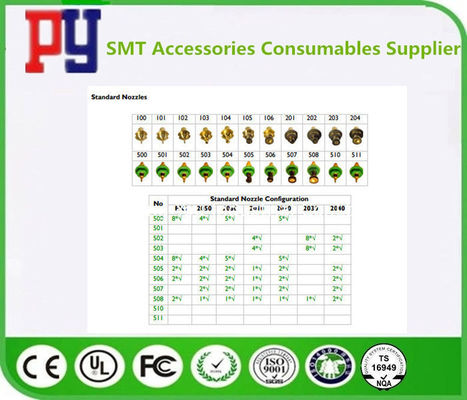 China JUKI KE750 / 760 Machine Nozzle Assy , E35037210A0 Nozzle Assembly 103 manufacturer