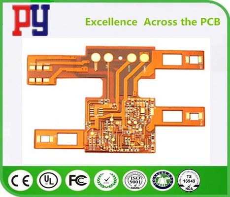 China Single Layers PCB Printed Circuit Board Flexible 1OZ Double Side Polyimide Base Material manufacturer