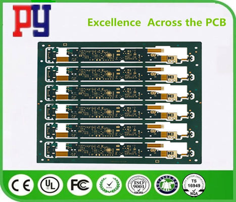 China fr-4 fpc Printed Circuit Board 4Layer Rigid Flex PCB blue Multilayer electronic printed circuit board manufacturer