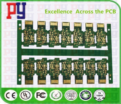 China Gold Finger 1.0mm 4oz Halogen Free HDI PCB Board manufacturer