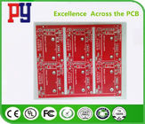 China Red Solder Mask Electronic Circuit Board Assembly , Double Sided Pcb Board 2oz manufacturer