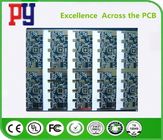 China Lead Free Multilayer PCB Circuit Board Custom Blue Solder Mask Fr4 Base Material manufacturer
