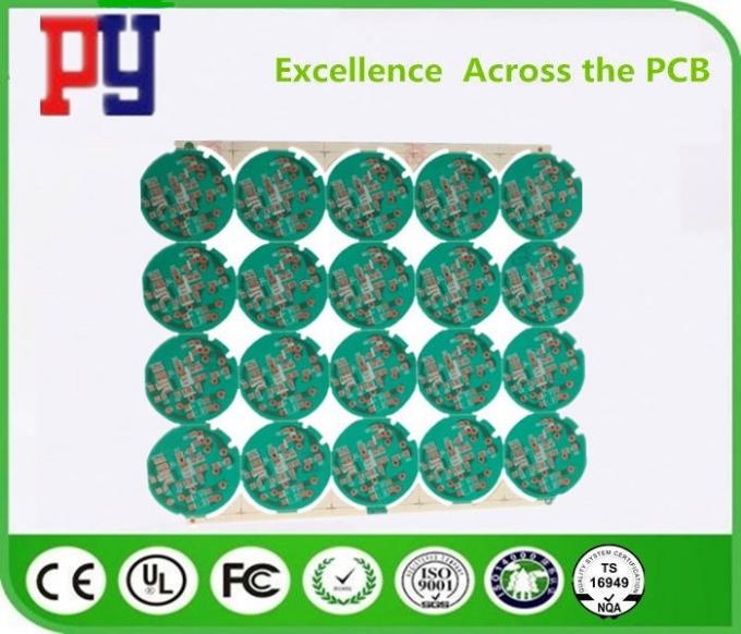 1 Layer Semi Glass Fiber Single Sided PCB Board 1.2mm SThickness Urface Finish Osp