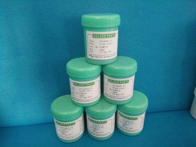 No Clean Lead Free SMT Solder Paste Screen Printing Oubel 500g RoHS Approved