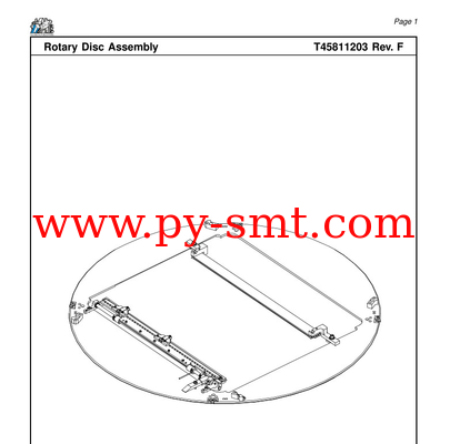 45811203 T45811203 Rev.F Rotary Disc Assembly Universal UIC AI spare parts factory