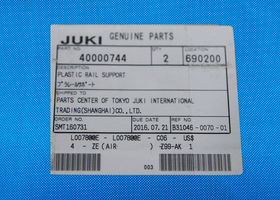 40000744 Plastic Rail Juki Machine Parts Surface Mount Technology Equipment factory