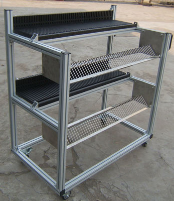 Lightweight / Durable FUJI NXT Feeder Trolley , Juki Feeder Trolley Storage Cart factory