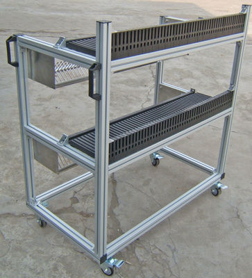 Lightweight / Durable FUJI NXT Feeder Trolley , Juki Feeder Trolley Storage Cart factory