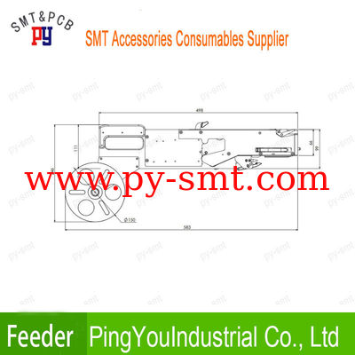 Small Size Smt Label Feeder Non Standard Label Type For JUKI ZEVATECH Feeder Accessories factory