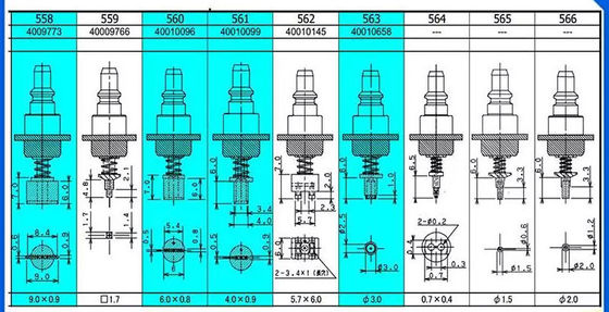 Special SMT Nozzle 558 4009773 Original New JUKI SMT Placement Equipment Application factory