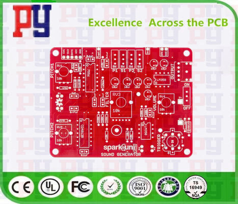 PCB printed circuit board Red oil rigid Multilayer PCB HDI PCB circuit board factory