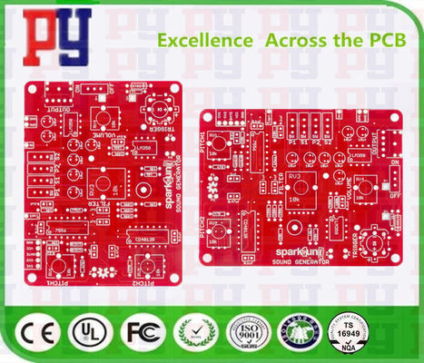 PCB printed circuit board Red oil rigid Multilayer PCB HDI PCB circuit board factory