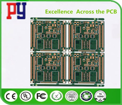 Immersion Gold 12 Layer Fr4 1.6mm HDI Rigid Flex PCB board factory