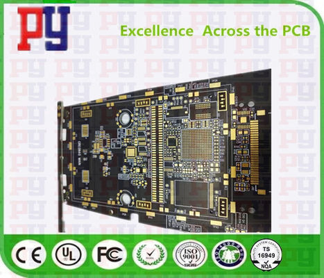 PCB custom printed circuit board     fr4 printed circuit board HDI PCB black oil factory