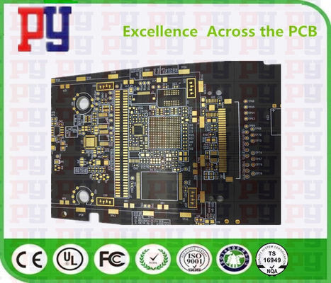 PCB custom printed circuit board     fr4 printed circuit board HDI PCB black oil factory