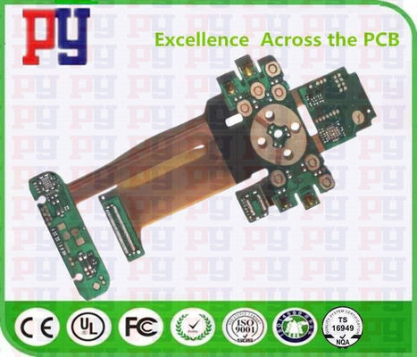 Double Layer FPC 1.6mm thickness FR4 Flexible PCB Board 4oz factory