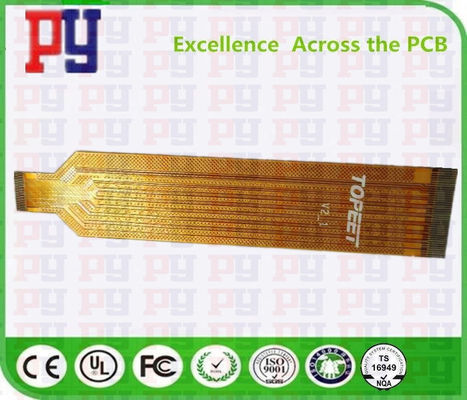 2 Layer Copper Foil FR4 3mil FPC Flex PCB Board HASL factory