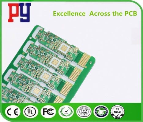 High Density Multilayer FR4 PCB Board 8 Layer Green Solder Mask 1oz Copper factory