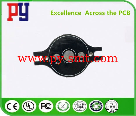 Led Lighting Double Sided PCB Board Prototypes Aluminum Black Solder Mask HASL Surface factory