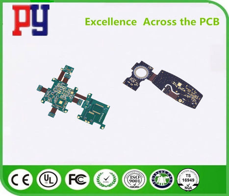 Multilayer Impedance Controlled Rigid Flex Circuit Boards PCB 1.6mm Immersion Gold factory