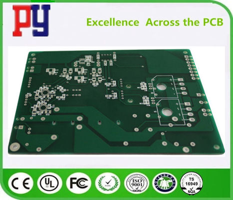 China Green Solder Mask Rigid Flex PCB Fr4 Rogers Circuit Board 6 Layers UL ROHS Approval company